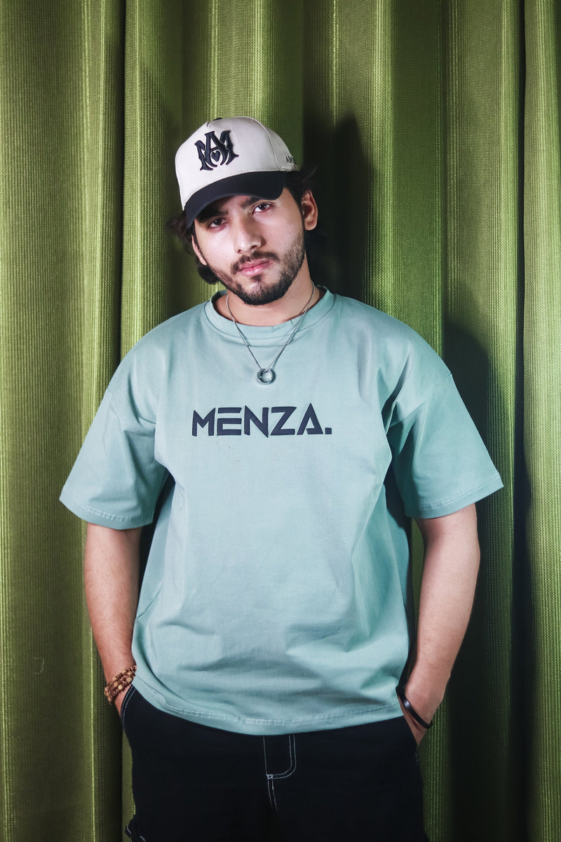 Baggy Fit Graphic Tee - Green