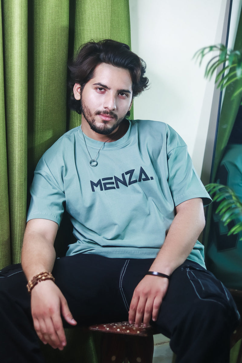 Baggy Fit Graphic Tee - Green