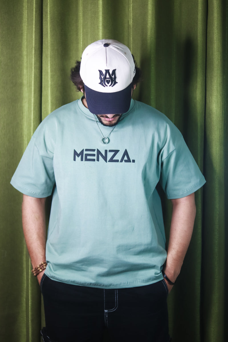 Baggy Fit Graphic Tee - Green