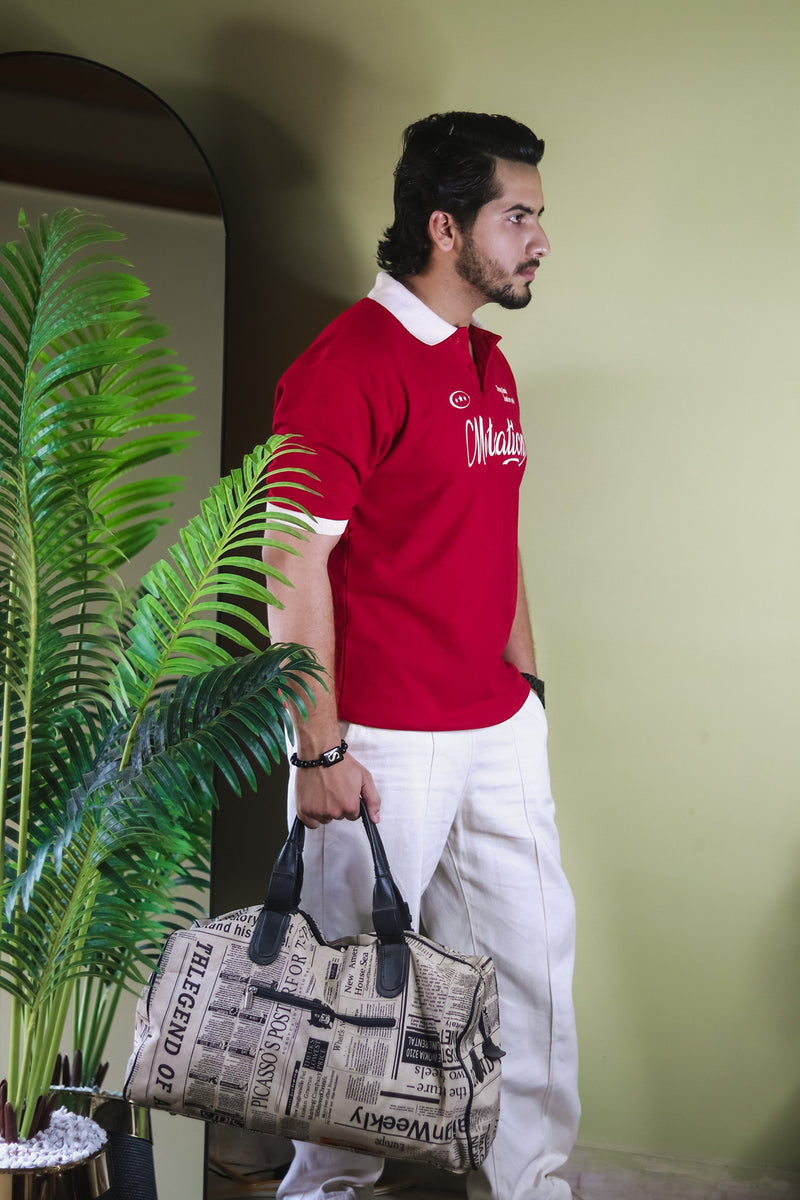 Contrast Collar Regular Fit Polo