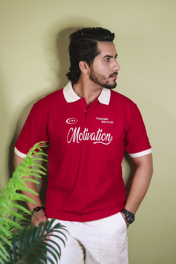 Contrast Collar Regular Fit Polo