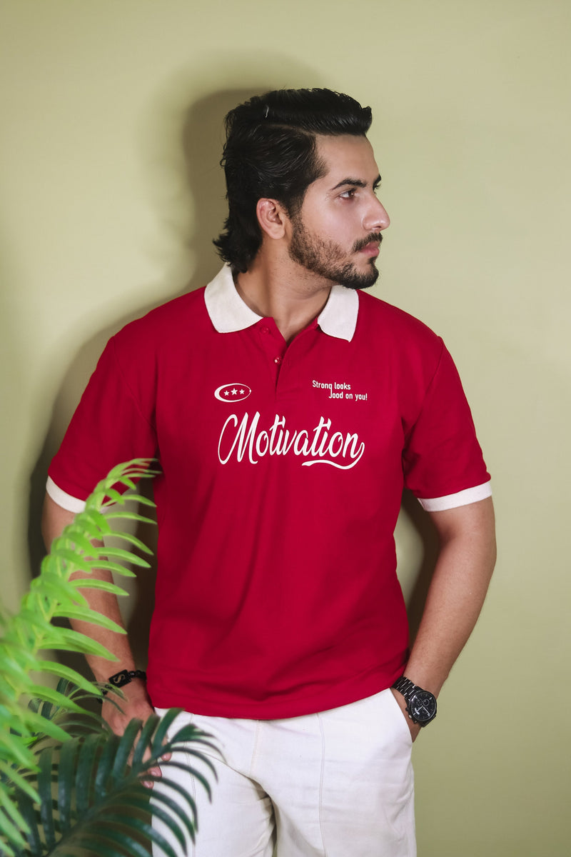 Contrast Collar Regular Fit Polo