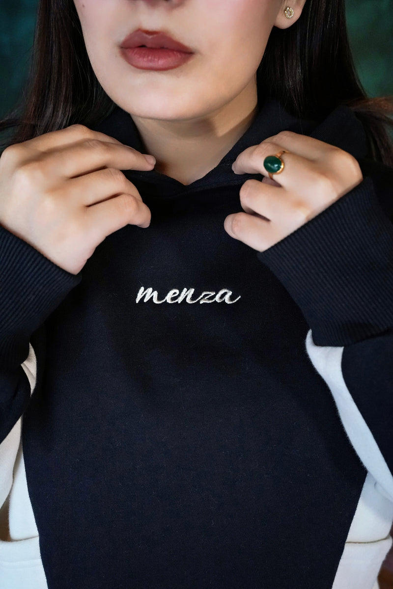 Menza Onyx Contrast Hoodie