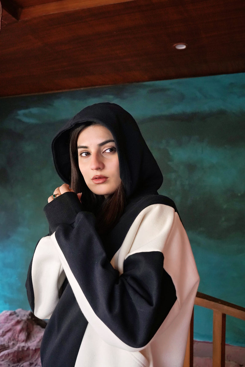 Menza Onyx Contrast Hoodie