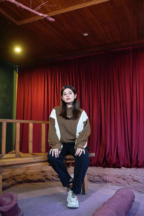 Menza Mocha Contrast Hoodie
