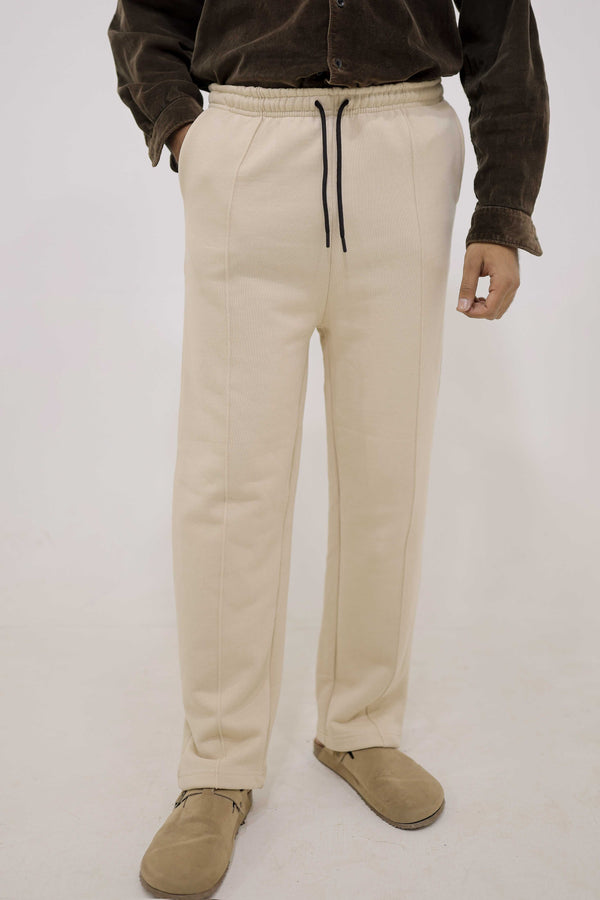 Beige Relaxed FIt Trouser