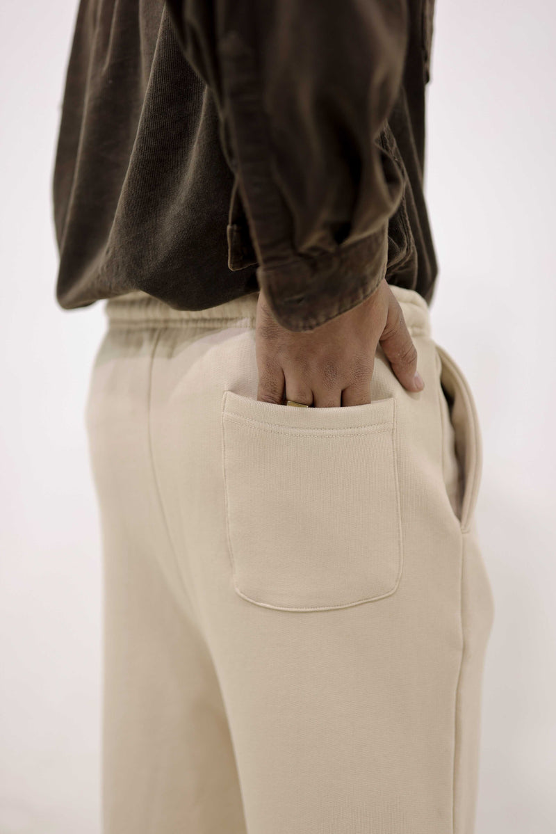 Beige Relaxed FIt Trouser