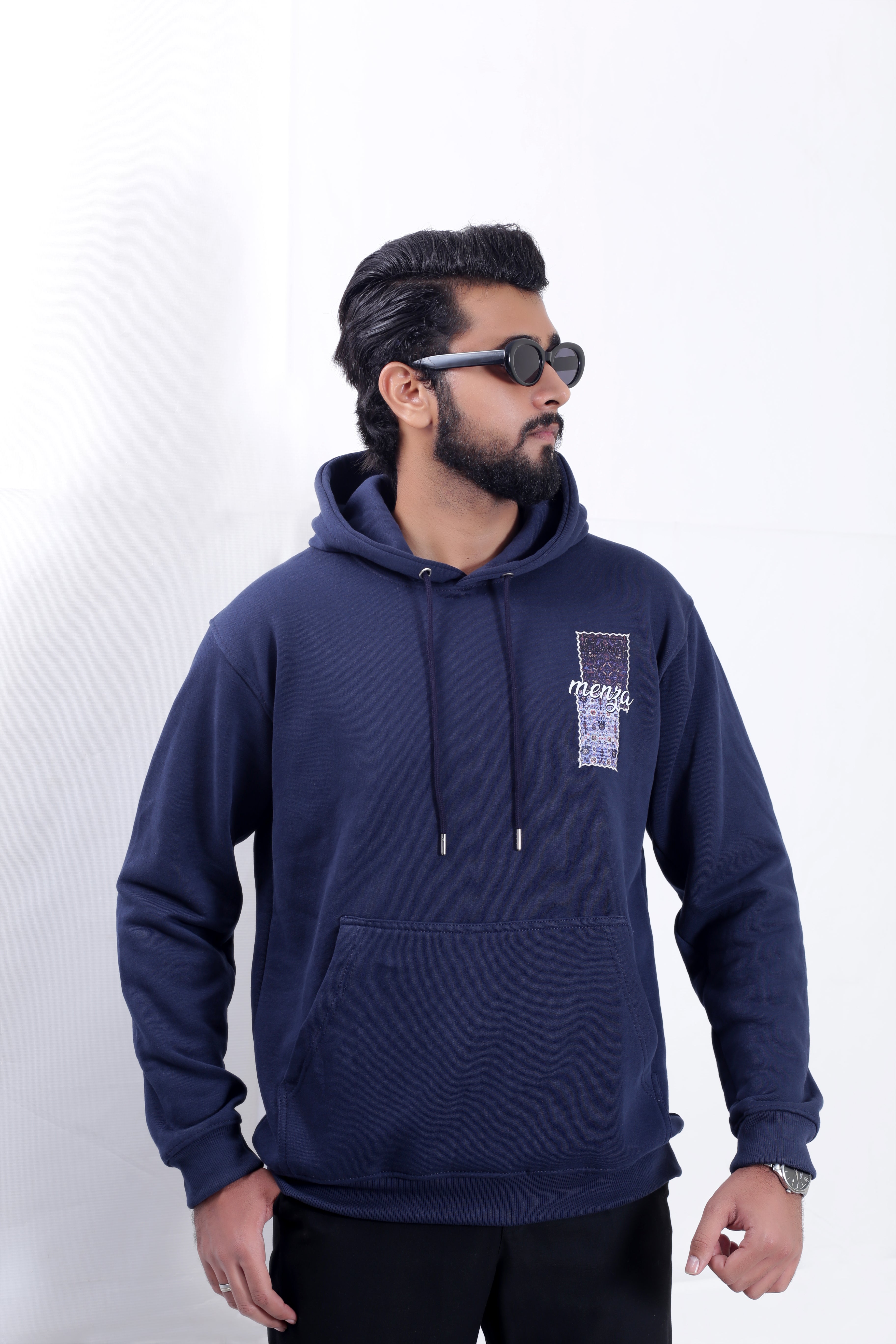 Classic Navy Blue Hoodie