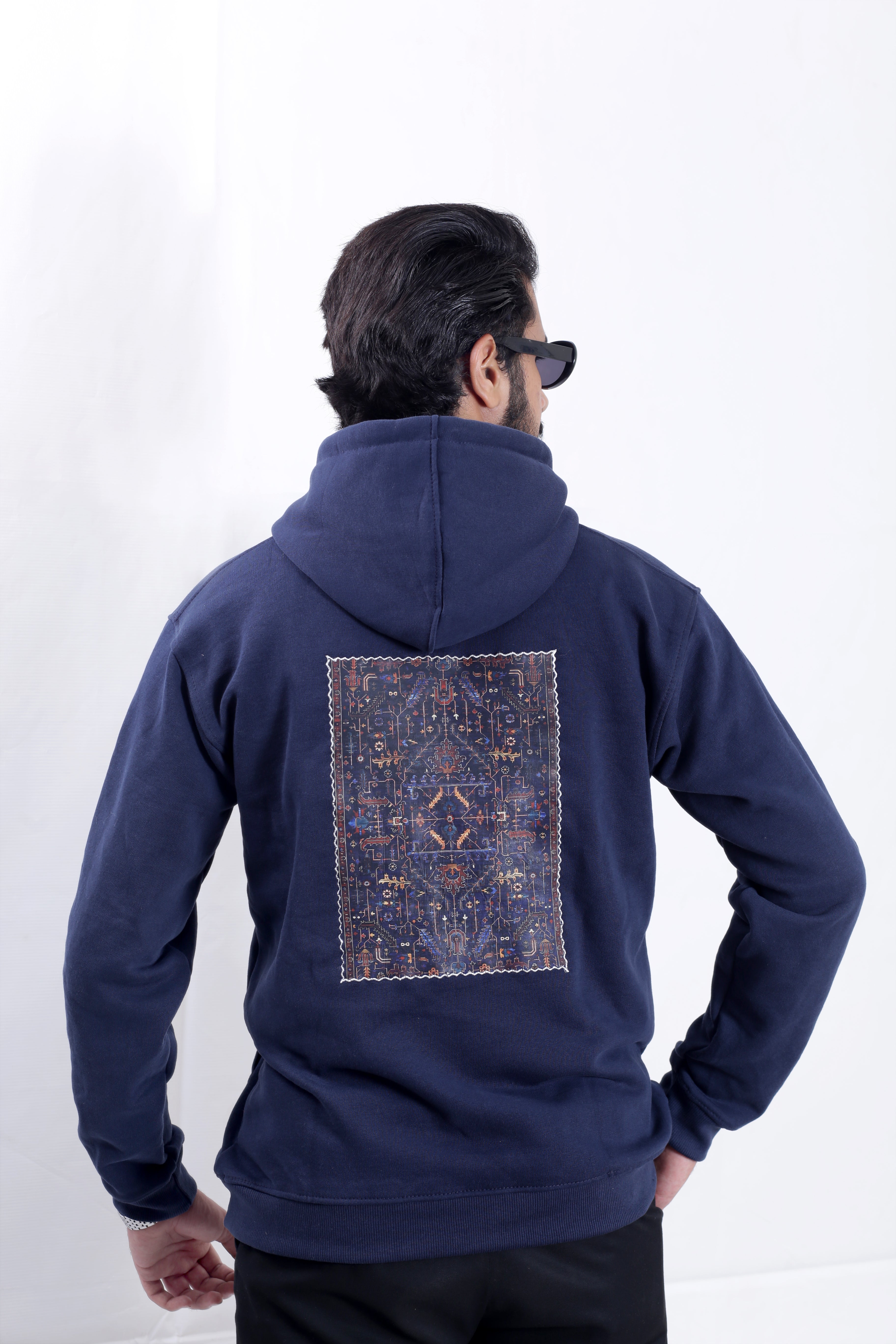 Classic Navy Blue Hoodie