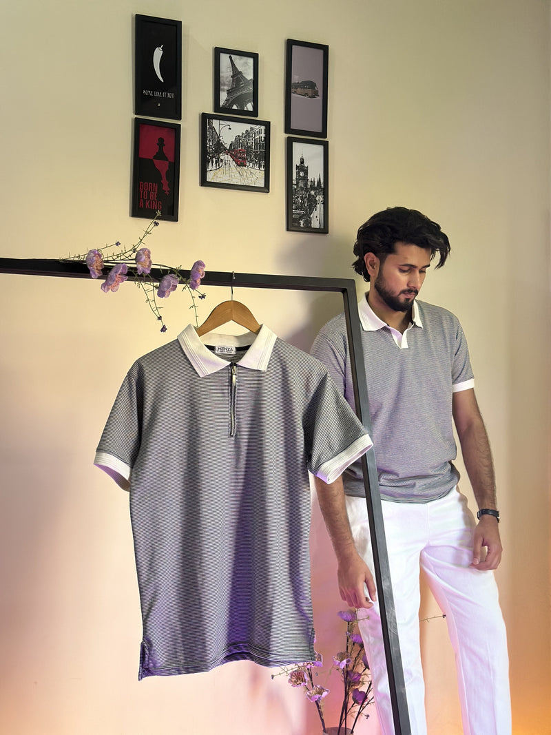 Signature V-Collar Polo